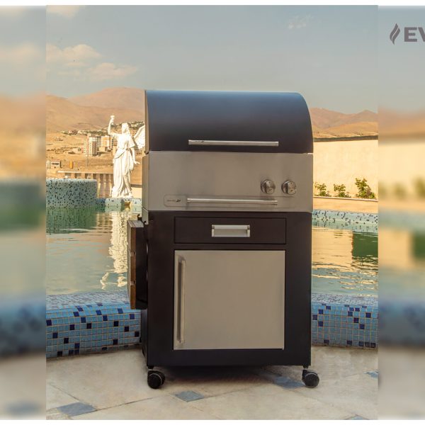 باربیکیو استیل مشکی 62cm